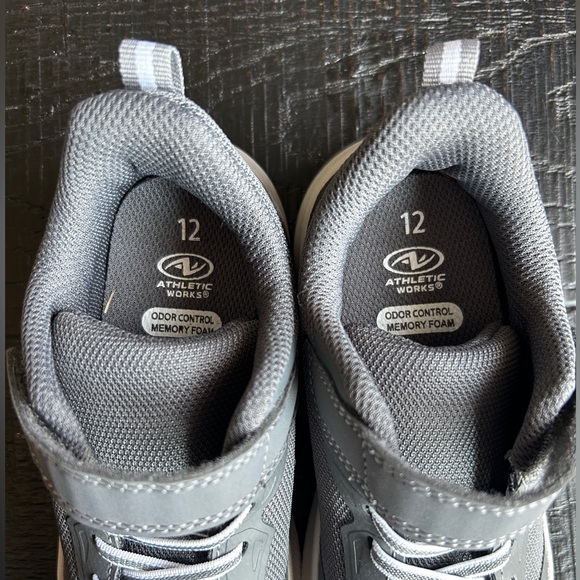 Like New Athletic Works Velcro Sneakers - Picture 3 of 7